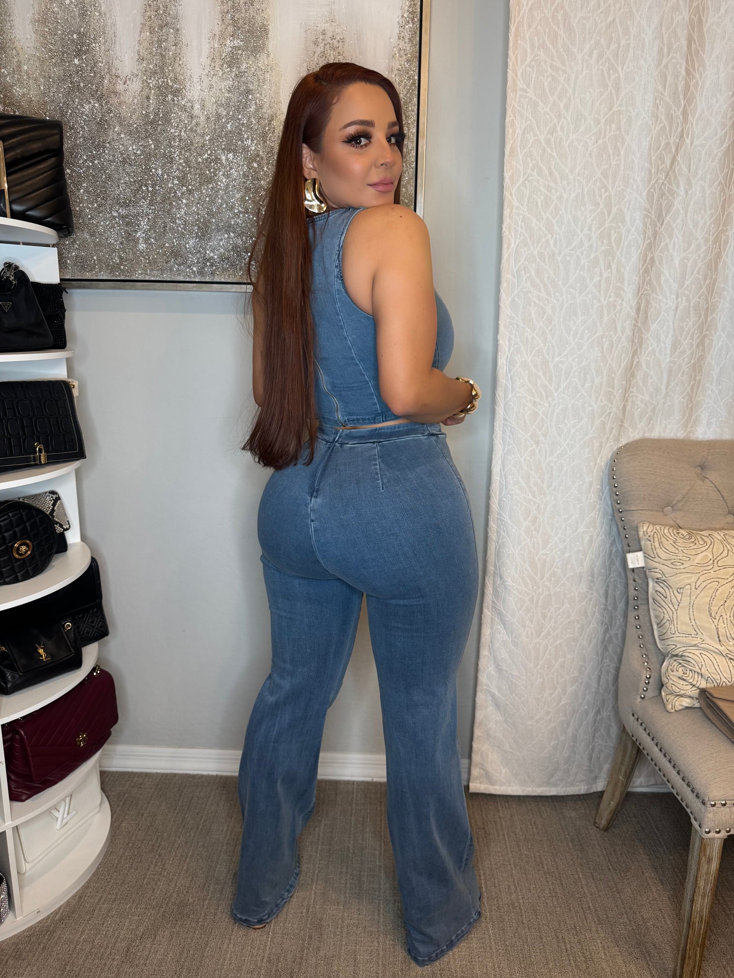 Traje de mezclilla