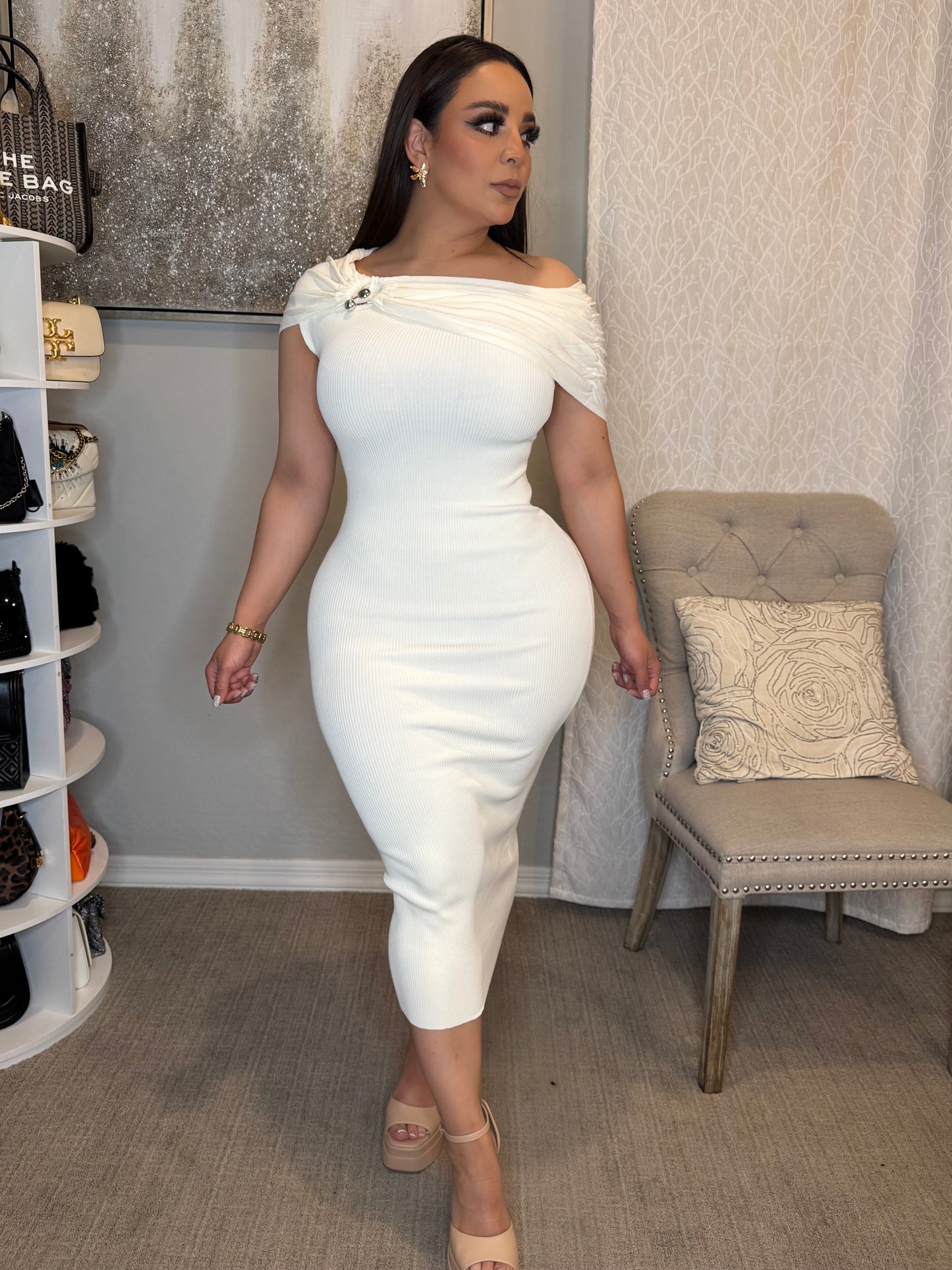 Vestido cream
