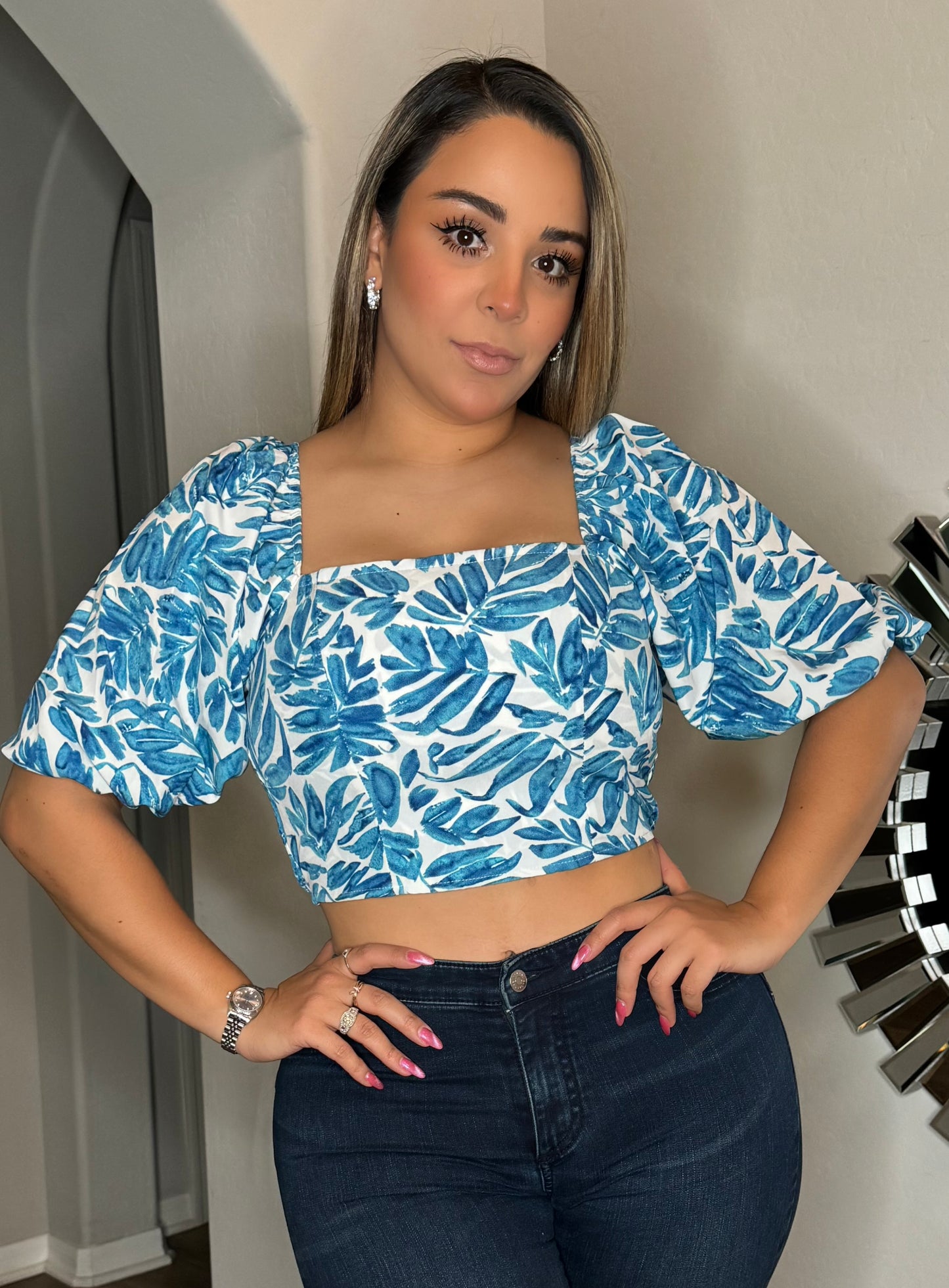 Blusa azul