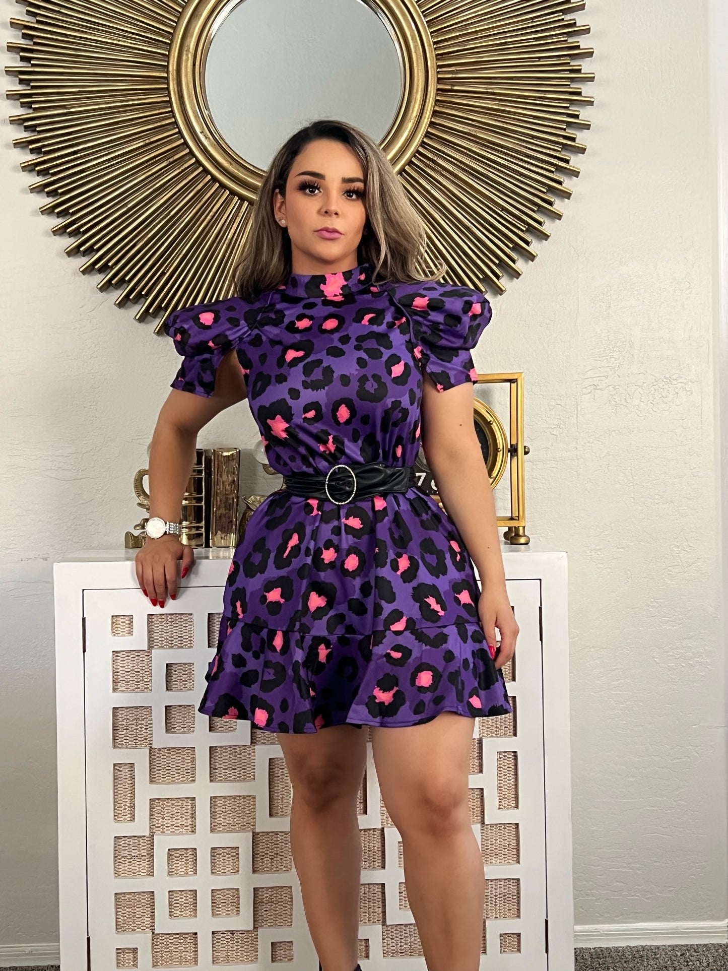Vestido morado gali