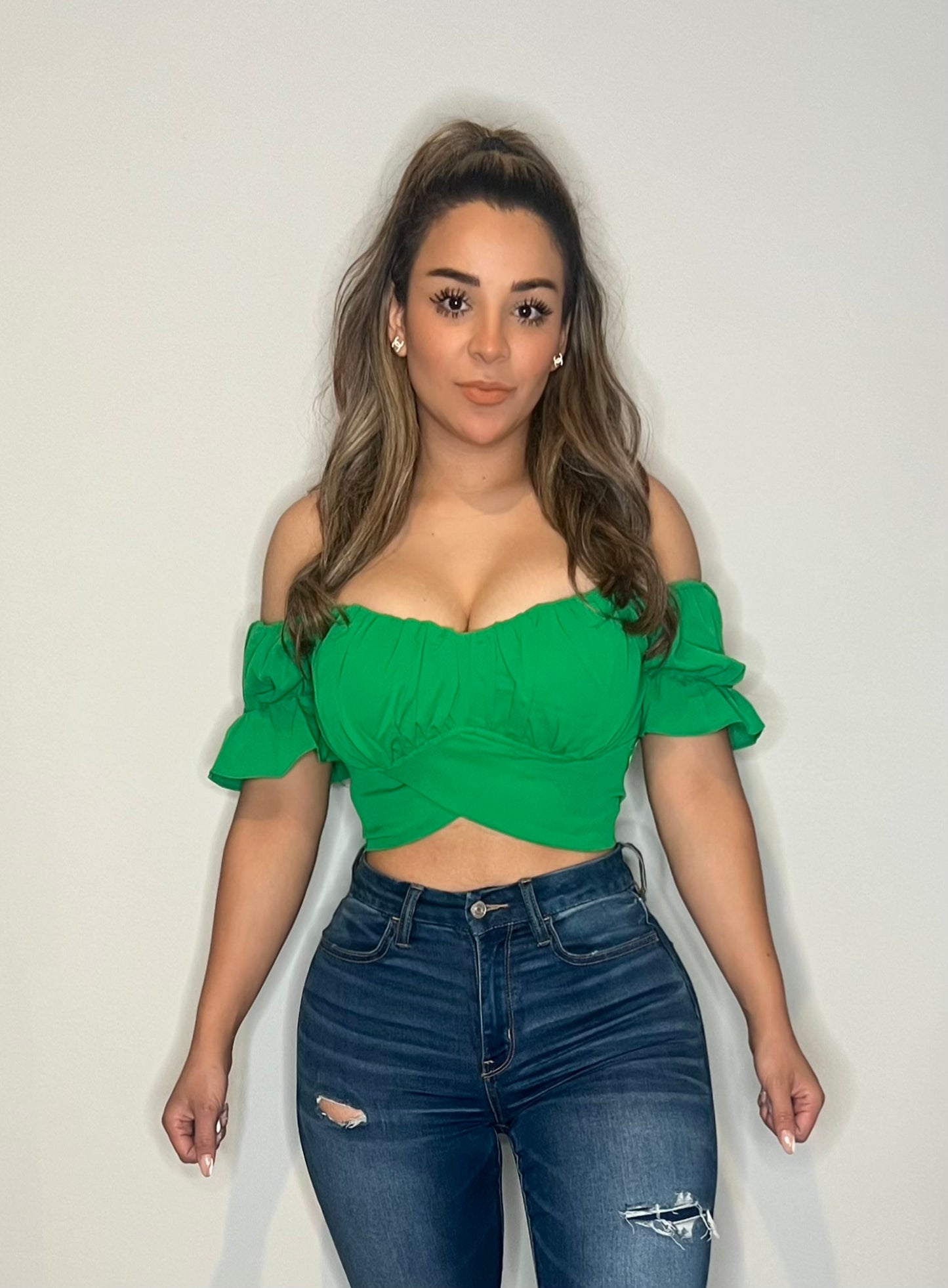 Blusa verde sacate