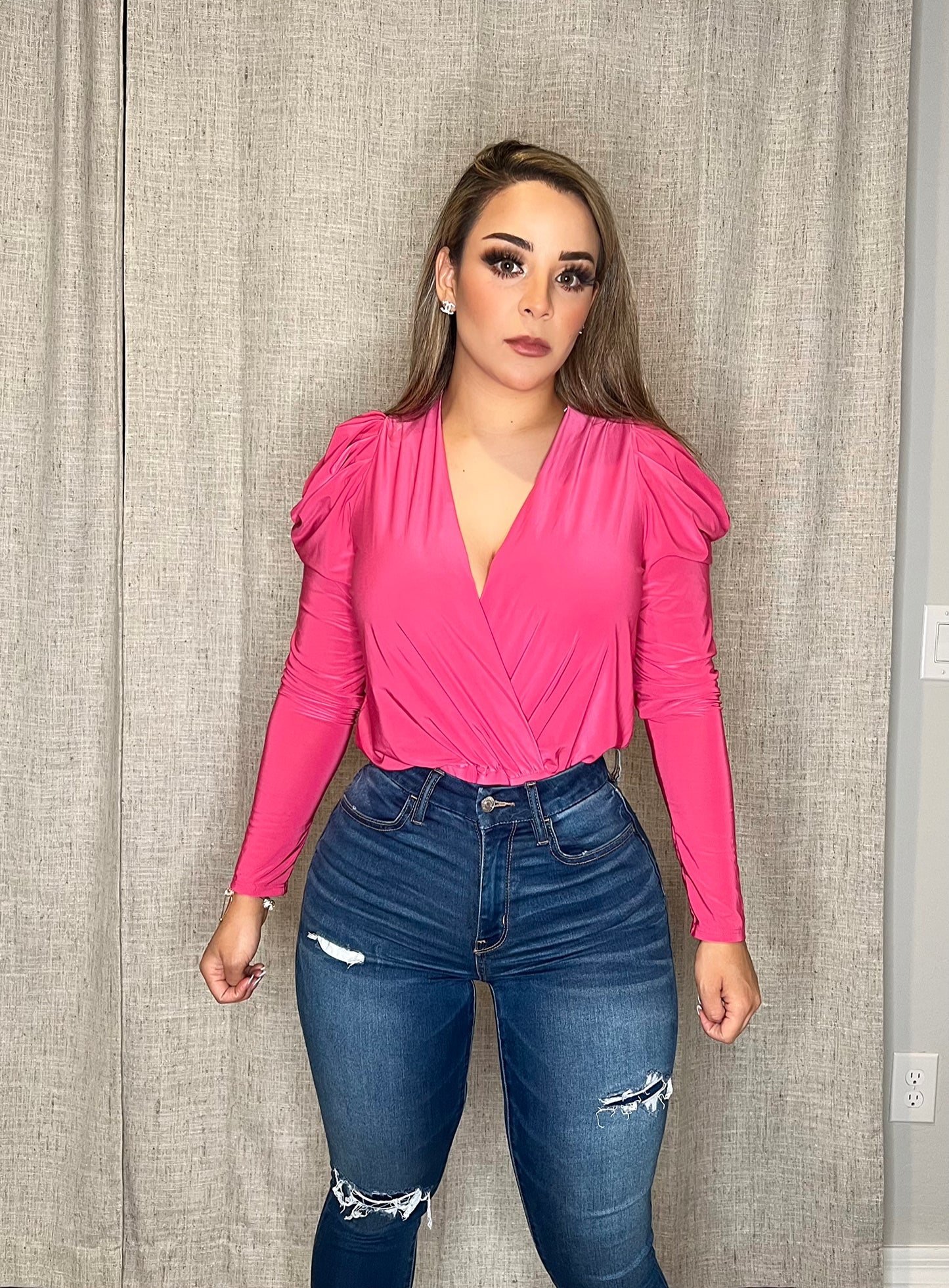 Blusa pink hot M3M3