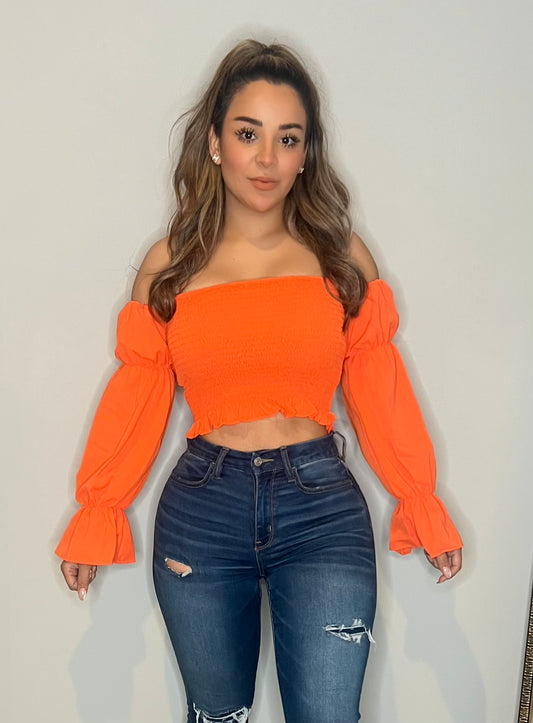 Blusa naranja 123