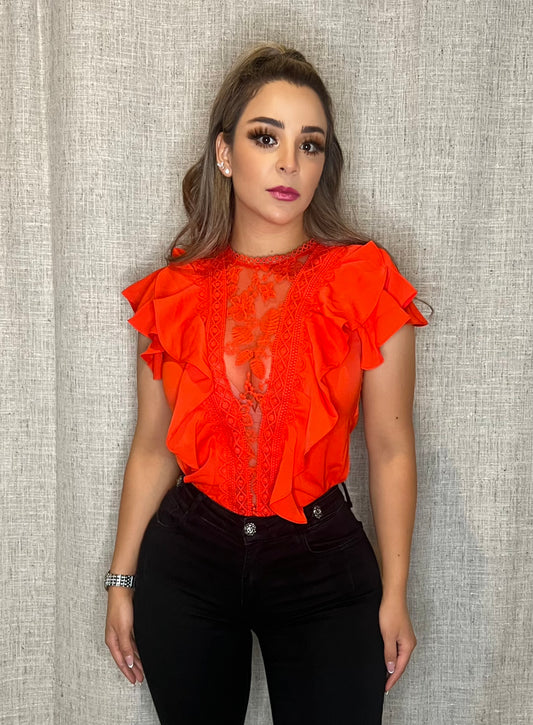 Blusa roja eva