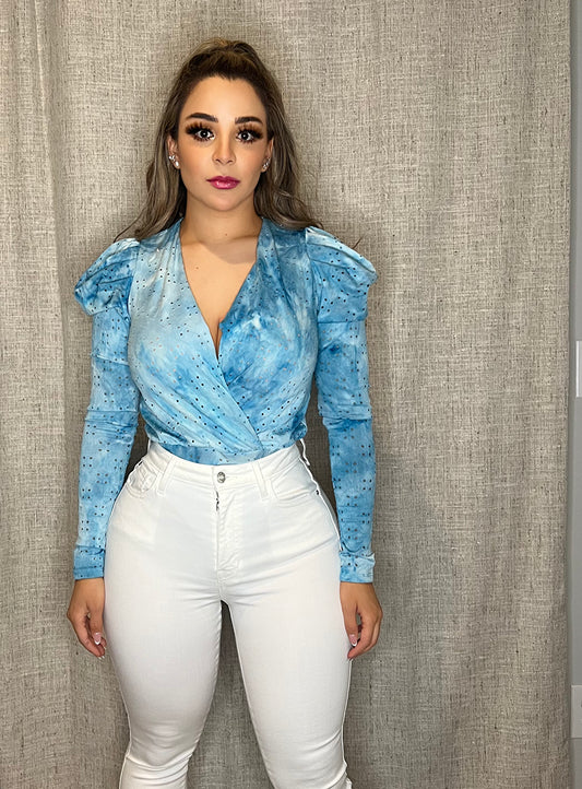 Blusa Azul cielo