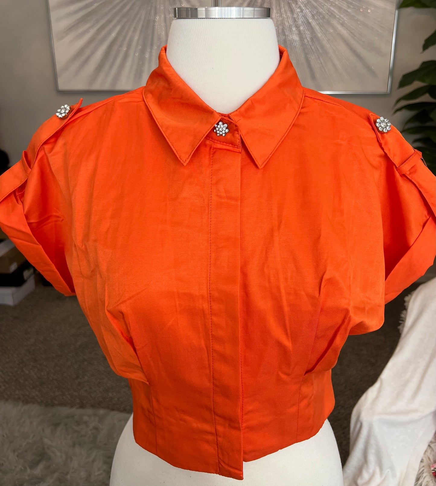 Blusa naranja gali