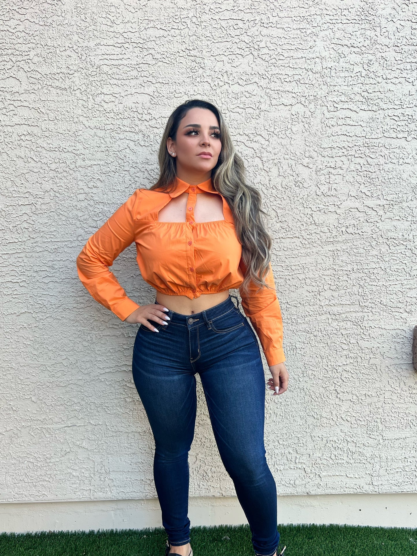 Blusa naranja